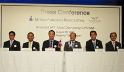 Started Ananda MF Asia, a joint venture company with Mitsui Fudosan