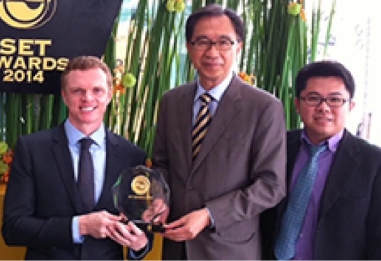 Outstanding achievement in Investor Relations at SET Awards 2014